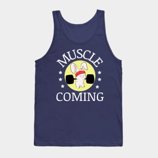 Muscle coming with rabbit Tank Top